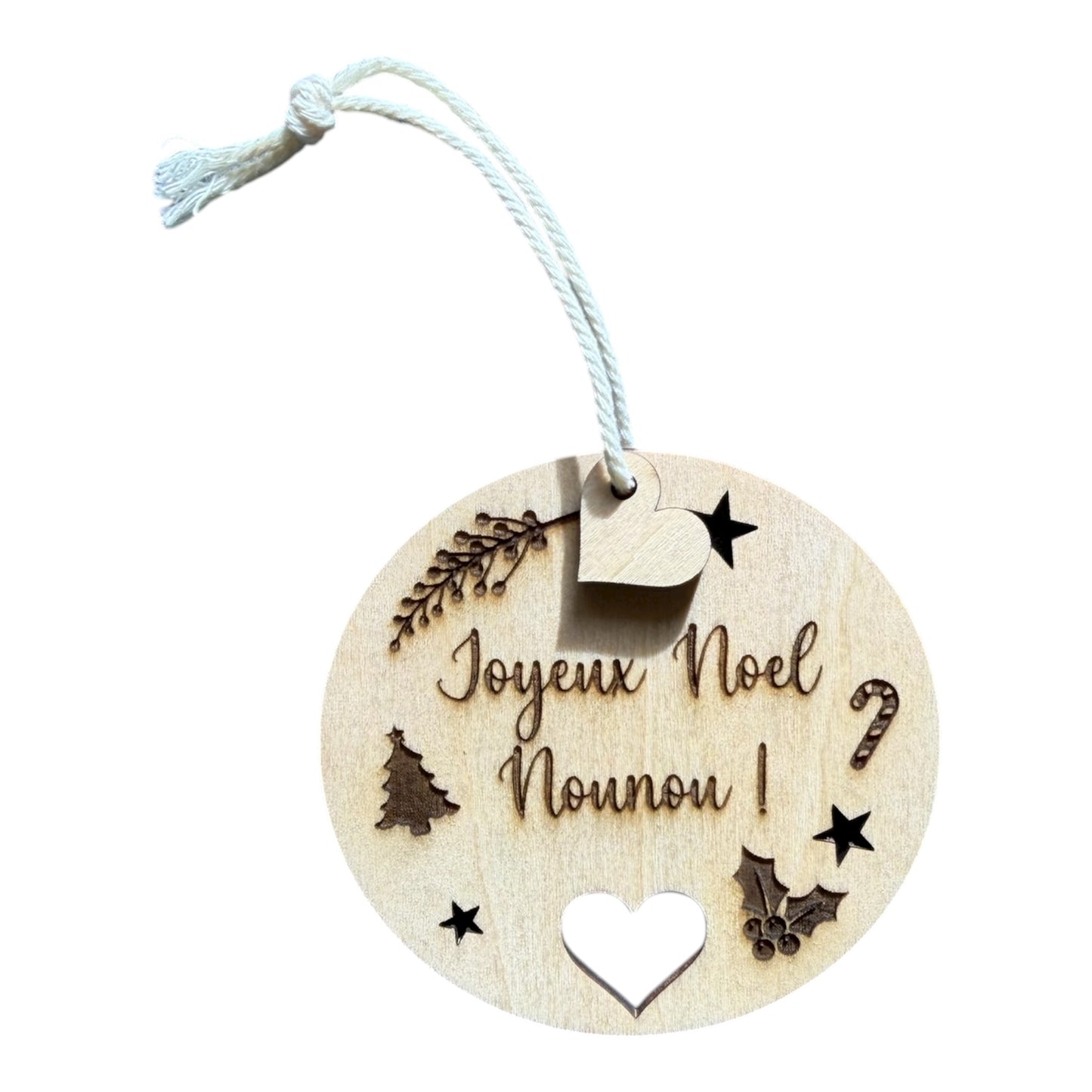 Boule de Noël « Nounou, Maitre ou Maitresse » ✨
